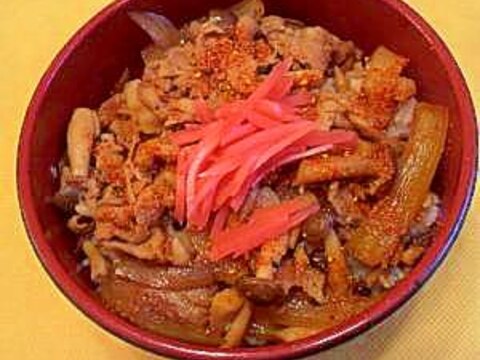 忙しいときのお助けレシピ！簡単♪豚丼☆